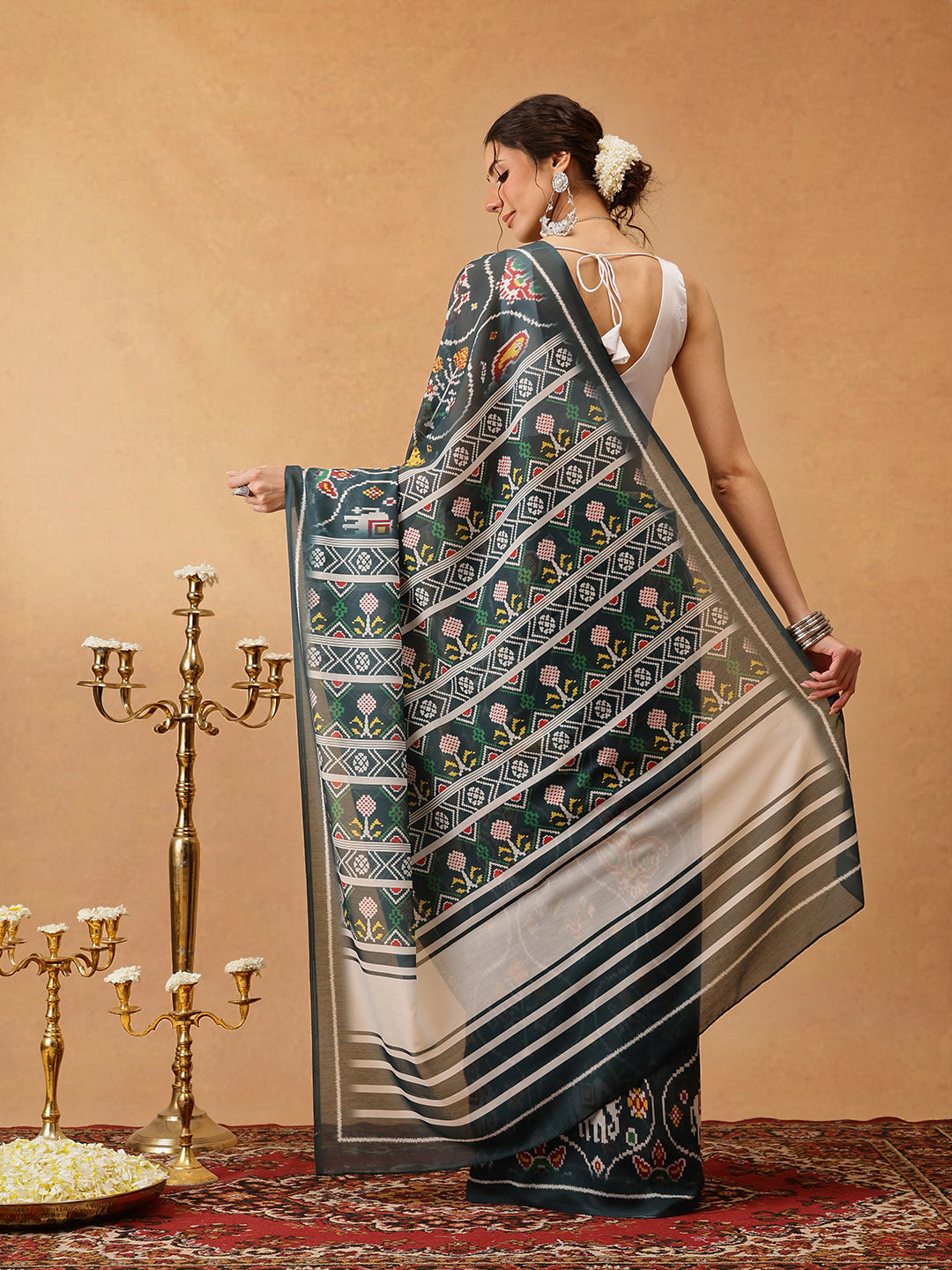 Ready To Wear Printed Soft Mul Cotton  Saree