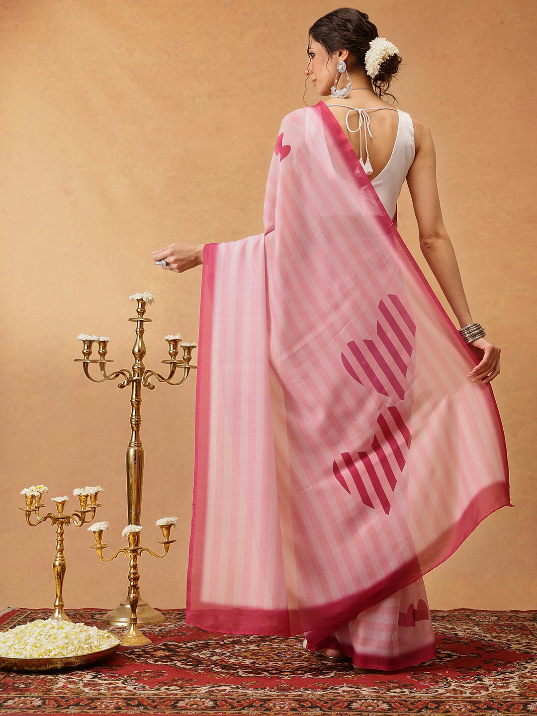 Ready To Wear Printed Soft Mul Cotton  Saree