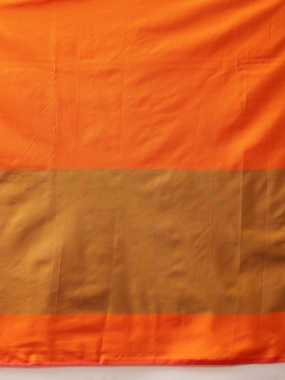 Ready To Wear Women's Soft Silk Uppada Woven Pattu Orange  Saree