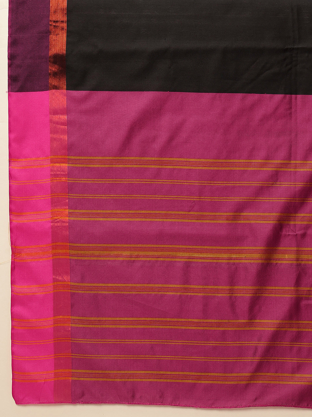 Ready To Wear Banarasi Art Silk Uppada Pattu Solid Black  Saree