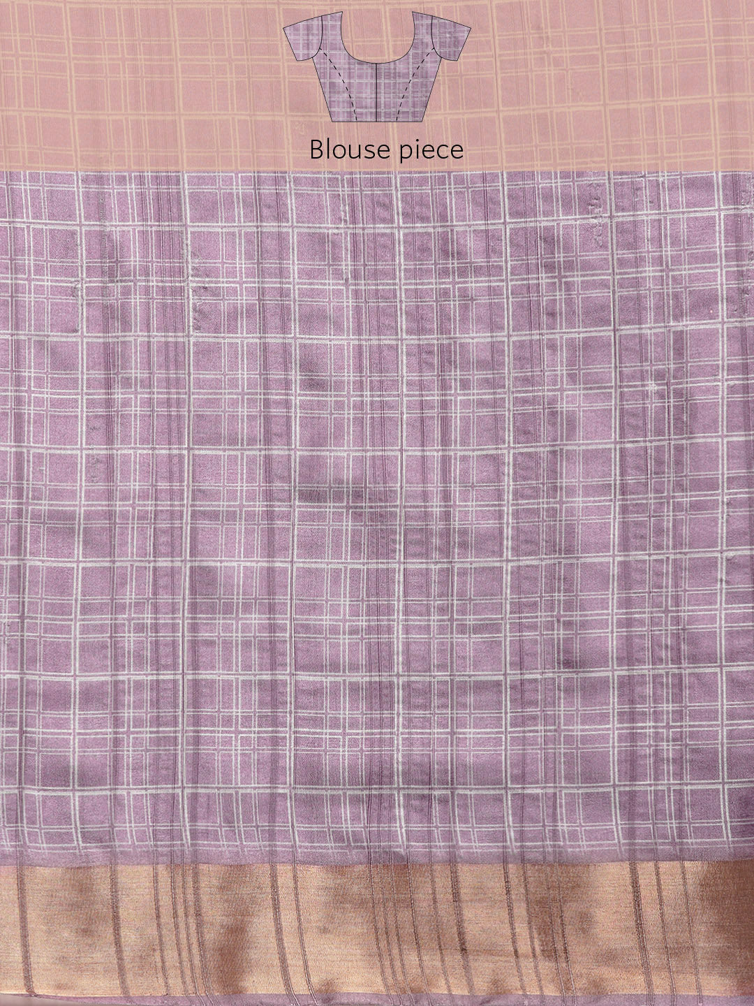 Ready To Wear Floral Print Soft Silk Zari Woven  Saree