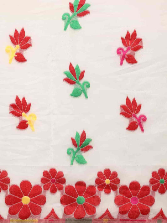 Ready To Wear Women's Dhakai Jamdani  Saree