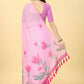 Ready To Wear Women's Floral Digital Printed  Saree
