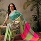 Ready To Wear Women's Soft Silk Uppada Woven Pattu Multicolor  Saree