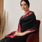 Ready To Wear Banarasi Art Silk Uppada Pattu Solid Black  Saree