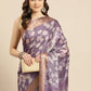Ready To Wear Floral Print Soft Silk Zari Woven  Saree