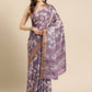 Ready To Wear Floral Print Soft Silk Zari Woven  Saree
