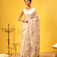 Ready To Wear Tussar Color Soft Silk Floral Digital Printed  Saree