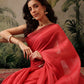 Ready To Wear Cotton Zari Tissue Printed  Saree