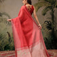 Ready To Wear Cotton Zari Tissue Printed  Saree