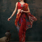 Ready To Wear Abstrect Chanderi Polyester Silk  Saree