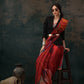 Ready To Wear Abstrect Chanderi Polyester Silk  Saree