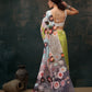 Ready To Wear Abstrect Chanderi Polyester Silk  Saree
