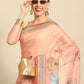 Ready To Wear Printed Chanderi Cotton  Saree