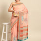 Ready To Wear Printed Chanderi Cotton  Saree