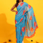 Ready To Wear Soft Silk Bollywood Digital Print  Saree