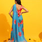 Ready To Wear Soft Silk Bollywood Digital Print  Saree