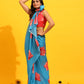 Ready To Wear Soft Silk Bollywood Digital Print  Saree