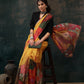 Ready To Wear Floral Chanderi Polyester Silk  Saree