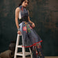 Ready To Wear Floral Chanderi Polyester Silk  Saree