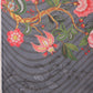 Ready To Wear Floral Chanderi Polyester Silk  Saree