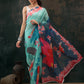 Ready To Wear Floral Chanderi Polyester Silk  Saree