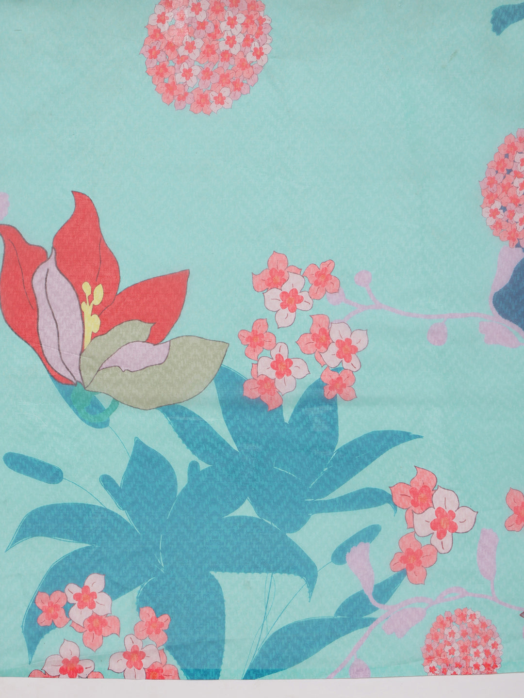 Ready To Wear Floral Chanderi Polyester Silk  Saree