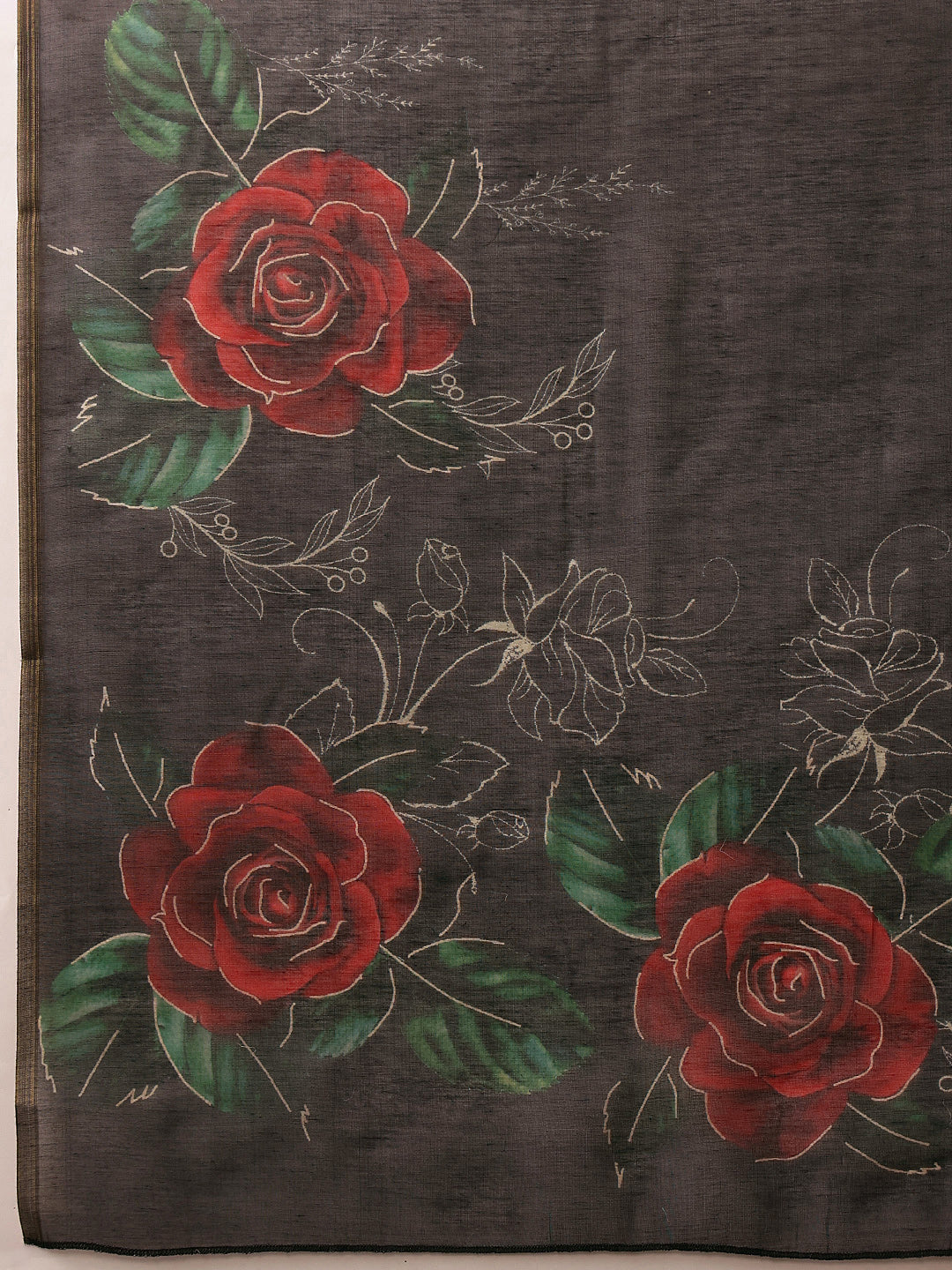 Ready To Wear Women's Kalamkari Digital Print  Saree