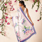 Ready To Wear Bollywood Inspired Floral Digital Print Satin Saree