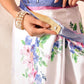 Ready To Wear Bollywood Inspired Floral Digital Print Satin Saree