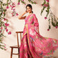 Ready To Wear Fruits Printed Cotton Tissue Saree With Gold Zari Work