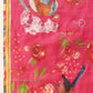 Ready To Wear Fruits Printed Cotton Tissue Saree With Gold Zari Work