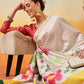 Ready To Wear Onam Special Printed Silk  Kasauv Saree