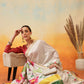 Ready To Wear Onam Special Printed Silk  Kasauv Saree