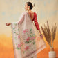 Ready To Wear Printed Cotton Zari Tissue  Saree