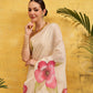 Ready To Wear Women's Digital Printed Chanderi Saree