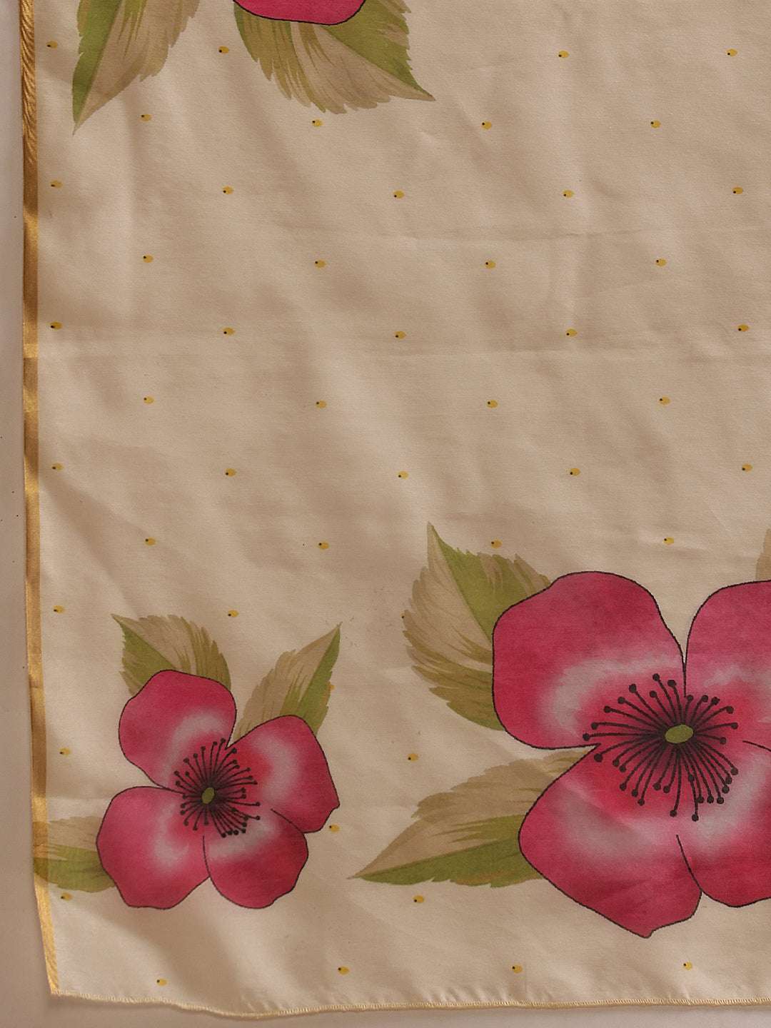 Ready To Wear Women's Digital Printed Chanderi Saree