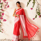 Ready To Wear Women Cotton Blend Digital Print Saree