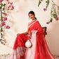 Ready To Wear Women Cotton Blend Digital Print Saree