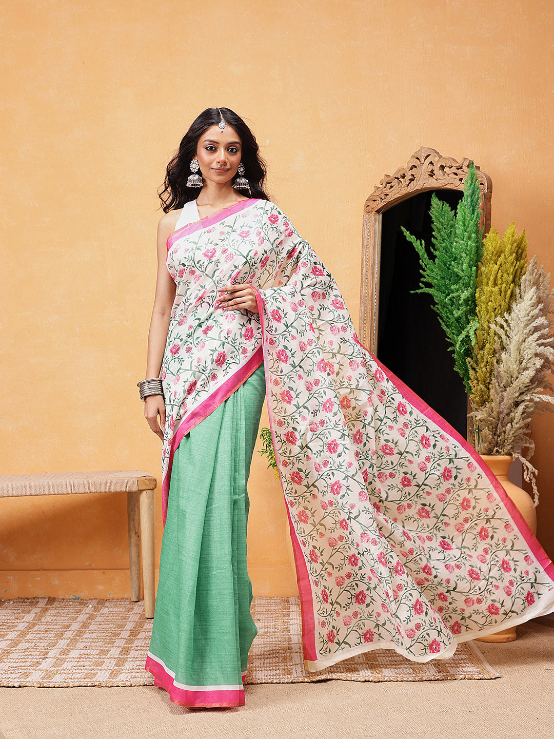 Ready To Wear Bollywood Inspired Printed  Saree
