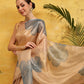 Ready To Wear Women's Printed Munga Zari Tissue Silk Saree