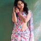 Ready to Wear - Multi-Color Floral Georgette Saree
