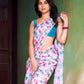 Ready to Wear - Multi-Color Floral Georgette Saree