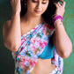 Ready to Wear - Multi-Color Floral Georgette Saree