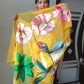Ready To Wear Organza Silk Floral Saree – Sunshine Bloom