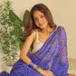 Ready To Wear Bandhani Georgette Saree – Blue Grace