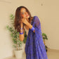 Ready To Wear Bandhani Georgette Saree – Blue Grace