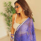 Ready To Wear Bandhani Georgette Saree – Blue Grace