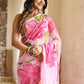 Ready To Wear Soft Georgette Saree – Floral Elegance