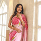 Ready To Wear Soft Georgette Saree – Floral Elegance